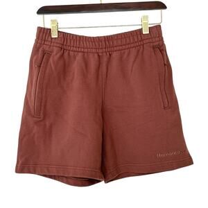 Adidas x Pharrell Williams Humanrace Shorts XS Rust Athleisure Streetwear Y2K